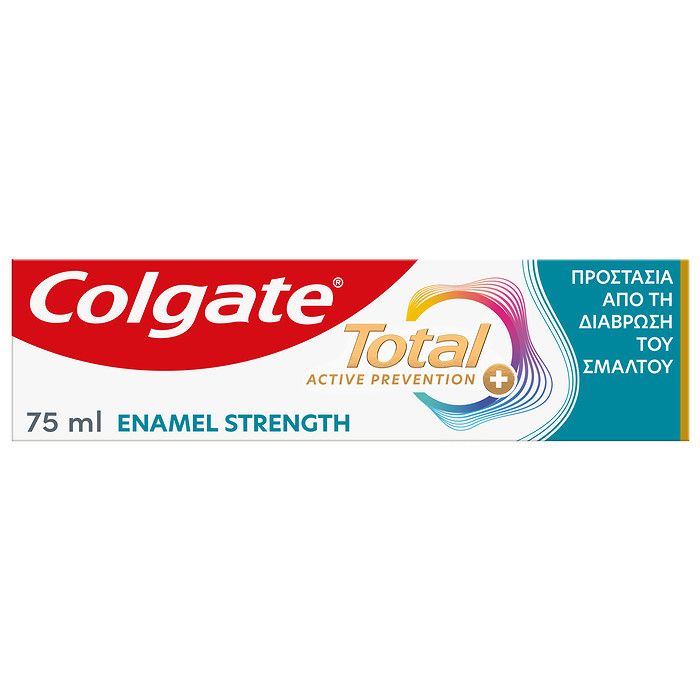 Colgate Total Active Prevention Plus Enamel Strength Οδοντόκρεμα 75ml