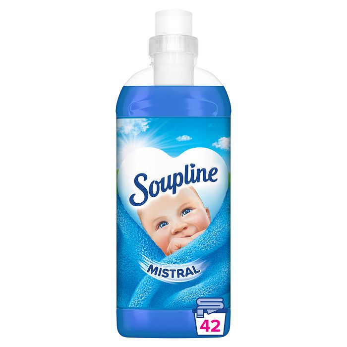 Soupline Mistral Συμπυκνωμένο Υγρό Μαλακτικό Ρούχων 900ml (42 μεζούρες)