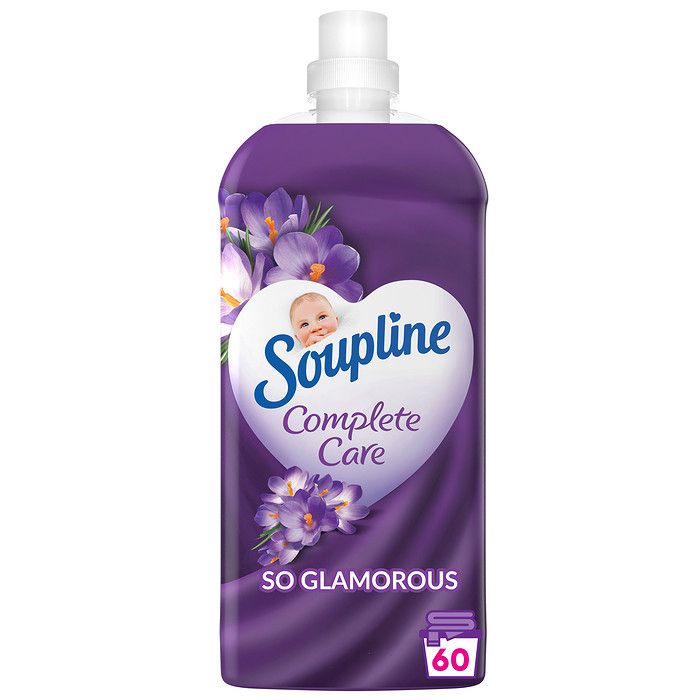 Soupline Complete Care So Glamourous Συμπυκνωμένο Υγρό Μαλακτικό Ρούχων 1260ml (60 μεζούρες)