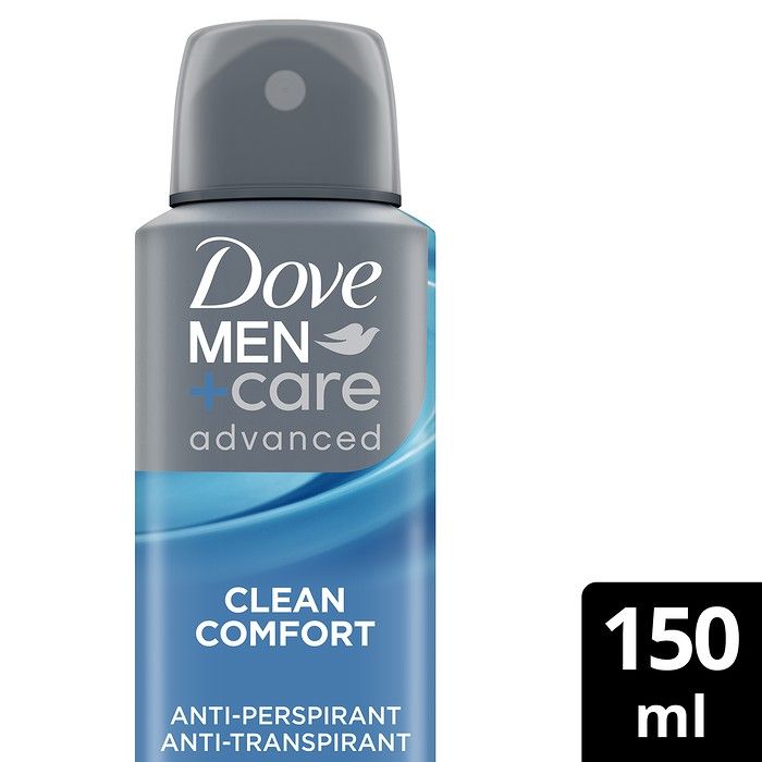 DOVE MEN DEO SPRAY ADV CLEAN COMFORT 150ML
