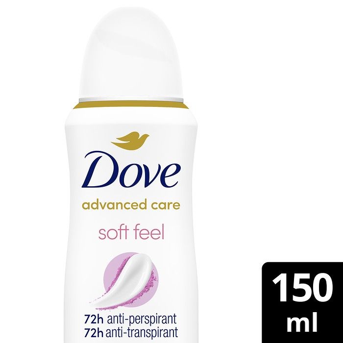 DOVE DEO SPRAY ADVANCED SOFT FEEL 150ML