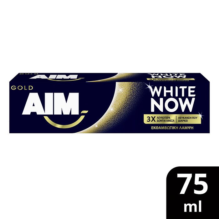 AIM οδοντόκρεμα White Now Gold 75ML