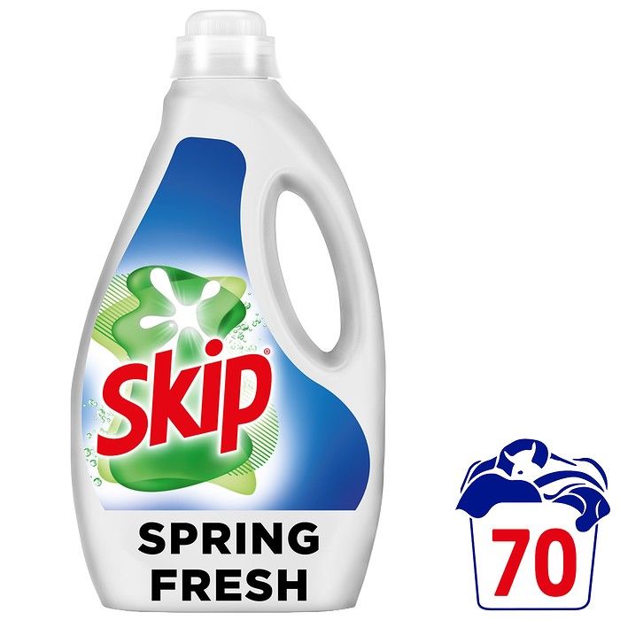 Skip Υγρό  Απορρυπαντικό Πλυντηρίου Ρούχων Spring Fresh 70 ΜΕΖ