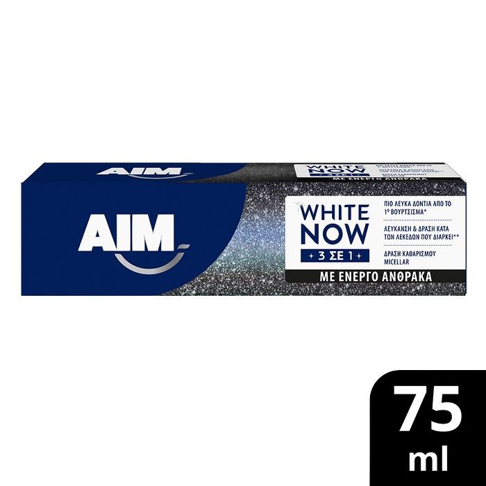 AIM Oδοντόκρεμα WHITE NOW 3IN1 WHITE BOOST 75ML