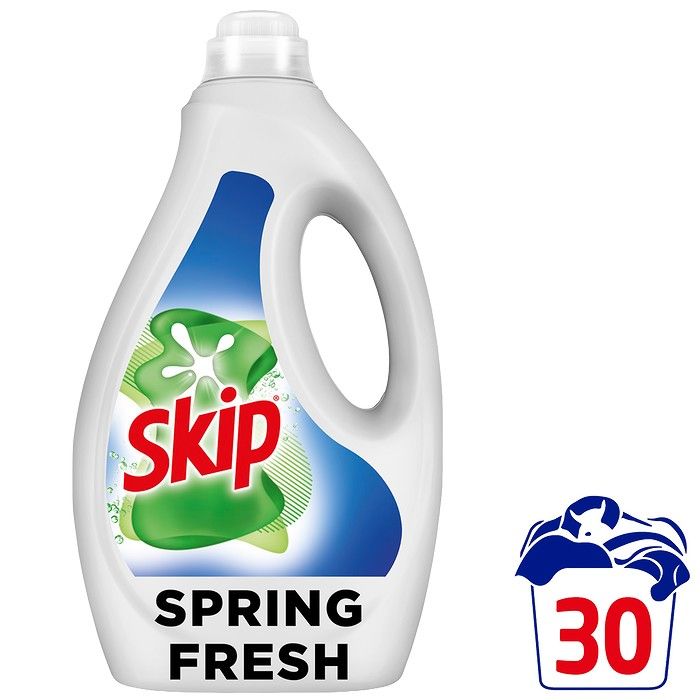 Skip Υγρό Απορρυπαντικό Πλυντηρίου Ρούχων Spring Fresh 30 ΜΕΖ