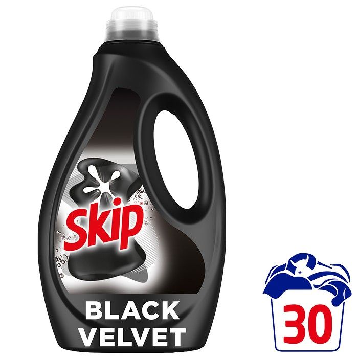 Skip Υγρό Απορρυπαντικό Πλυντηρίου Ρούχων Black Velvet 30 MEZ