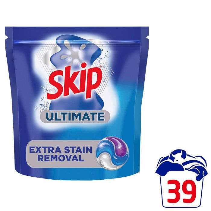 Skip Κάψουλες Απορρυπαντικό Πλυντηρίου Ρούχων Ultimate  39 ΜΕΖ