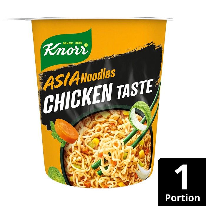 Κnorr Snack Pot Noodles με γεύση Κοτόπουλο 65γρ.