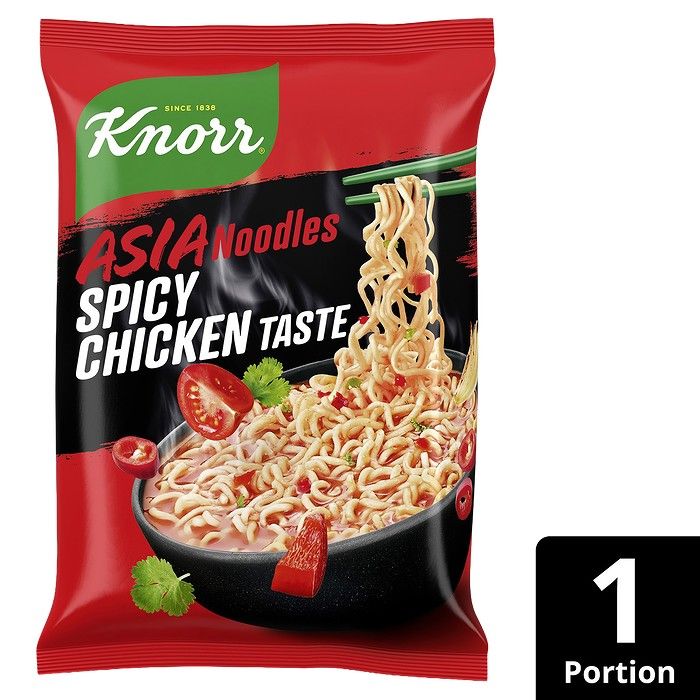 KNORR NOODLES SPICY ΚΟΤΟΠΟΥΛΟ 11x73ΓΡ
