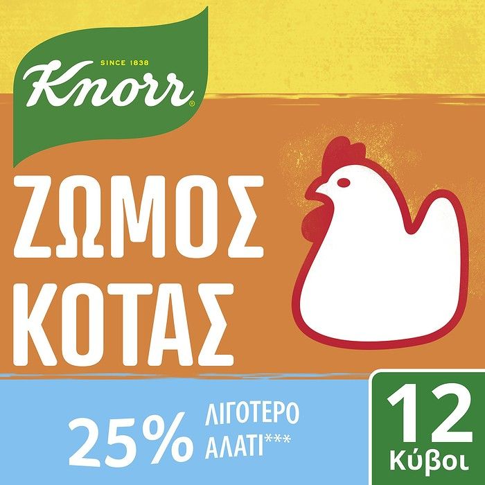 KNORR ΚΥΒΟΙ ΚΟΤΟΠΟΥΛΟ ΛΙΓΟΤ. ΑΛΑΤΙ 24x6ΛΤ