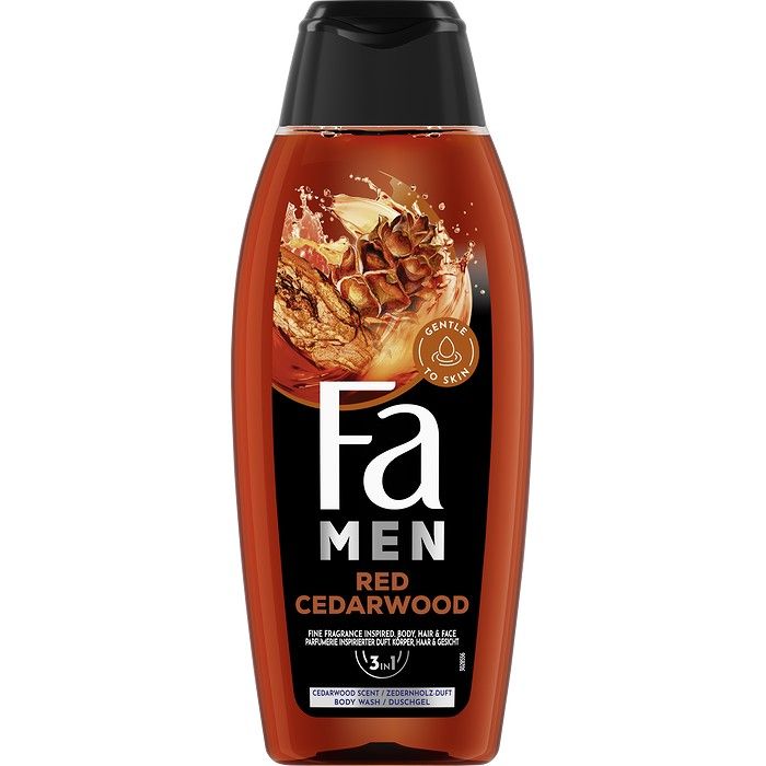 Fa Men Αφροντούς Red Cedarwood με φόρμουλα 3 σε 1 για σώμα, μαλλιά & πρόσωπο 400ml