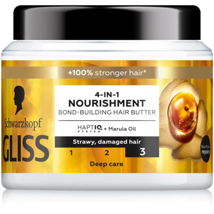 Μάσκα Μαλλιών Schwarzkopf Gliss 4-In-1 Nourishment Bond-Building  400ml