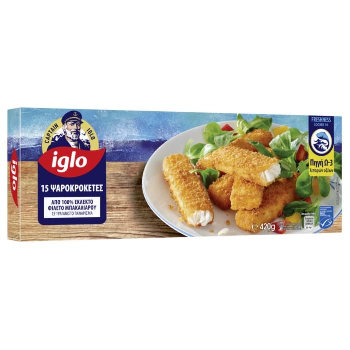 Iglo 15 Ψαροκροκέτες 420γρ.