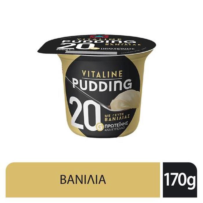 VITALINE ΠΟΥΤΙΓΚΑ PROTEIN ΒΑΝΙΛΙΑ  200ΓΡ.