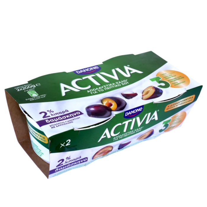 ACTIVIA ΔΑΜΑΣΚΗΝΟ 2% 2X200gr