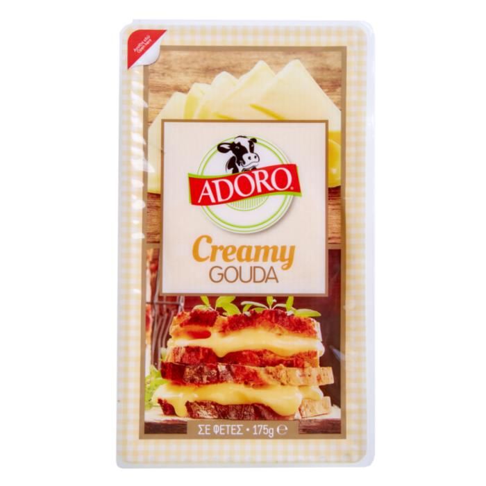 ADORO CREAMY GOUDA ΦΕΤΕΣ 175ΓΡ.