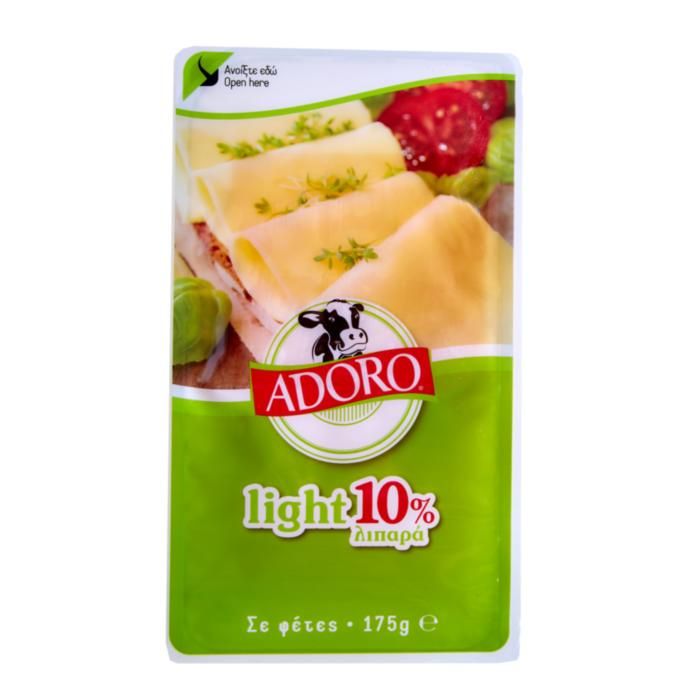 ADORO LIGHT 10% ΣΕ ΦΕΤΕΣ 175ΓΡ.