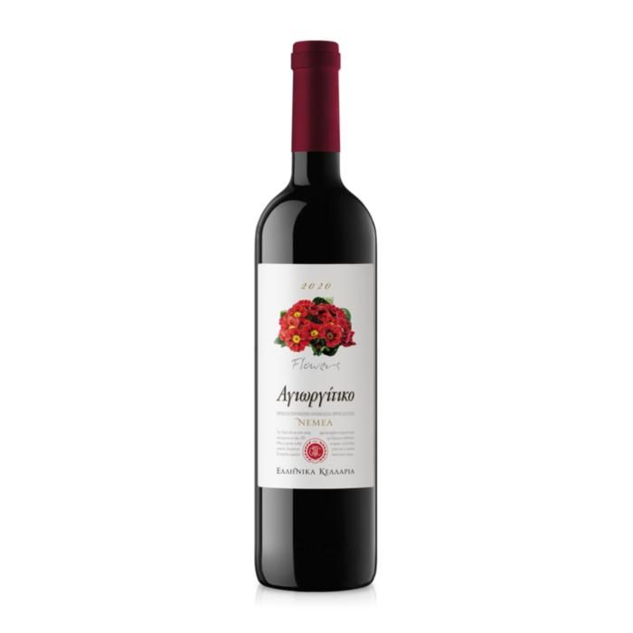 ΑΓΙΩΡΓΙΤΙΚΟ ΝΕΜΕΑ Π.Ο.Π. FLOWERS Οίνος Ερυθρός Ξηρός 750ml