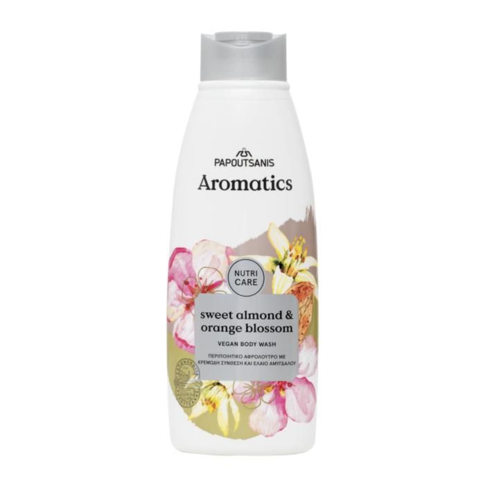 Aromatics NutriCare Αφρόλουτρο Sweet Almond & Orange Blossom 600ml