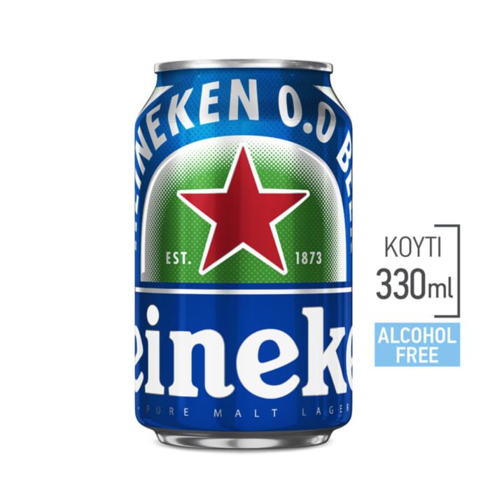 ΜΠΥΡΑ ΧΩΡΙΣ ΑΛΚΟΟΛ HEINEKEN 0.0 ΚΟΥΤΙ 330ML