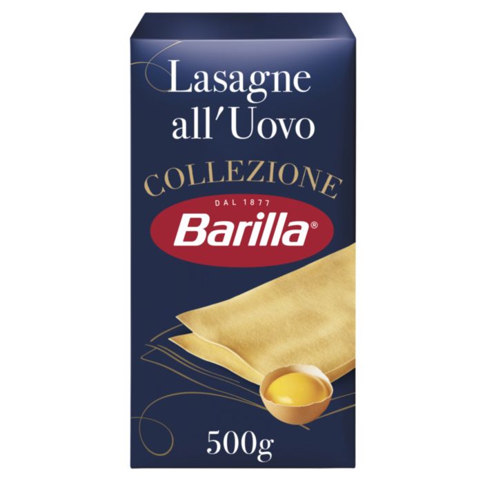 BARILLA ΜΑΚΑΡΟΝΙΑ LASAGNE UOVO LA COLLEZIONE 500GR