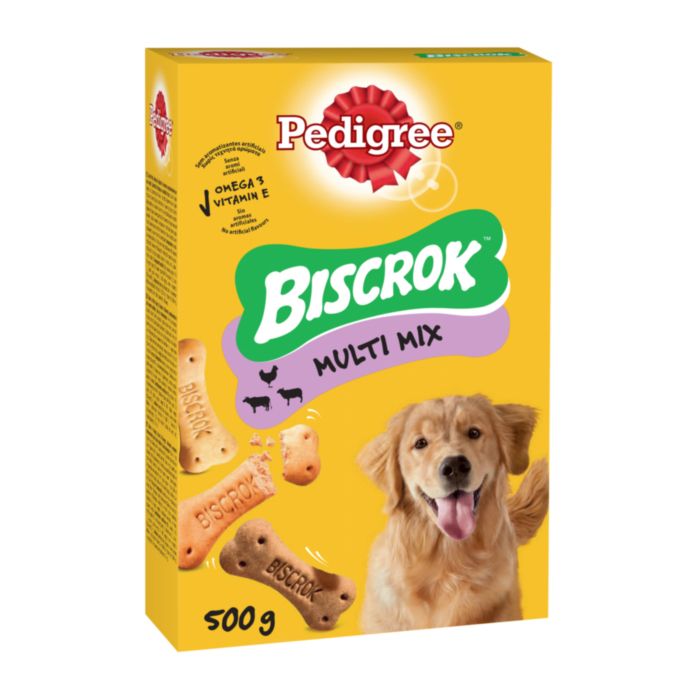 Pedigree® Biscrok Multi Mix Adult Μπισκότα Σκύλου 500g