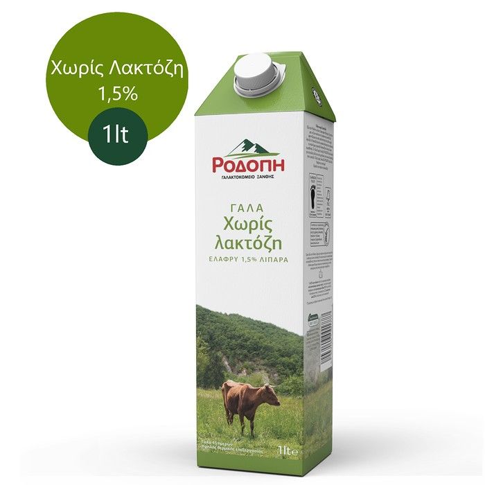 ΡΟΔΟΠΗ ΓΑΛΑ ΧΩΡΙΣ ΛΑΚΤΟΖΗ 1,5% 1lt