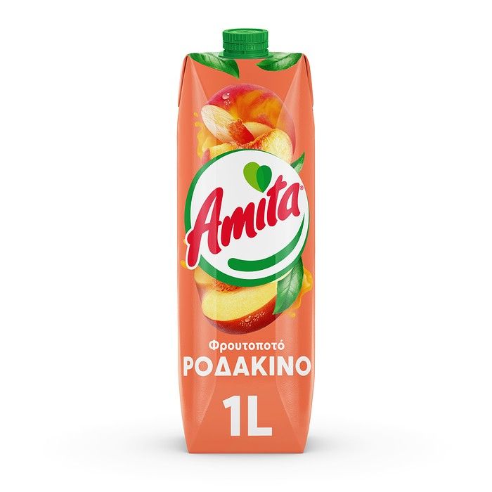 AMITA Φρουτοποτό Ροδάκινο 1L