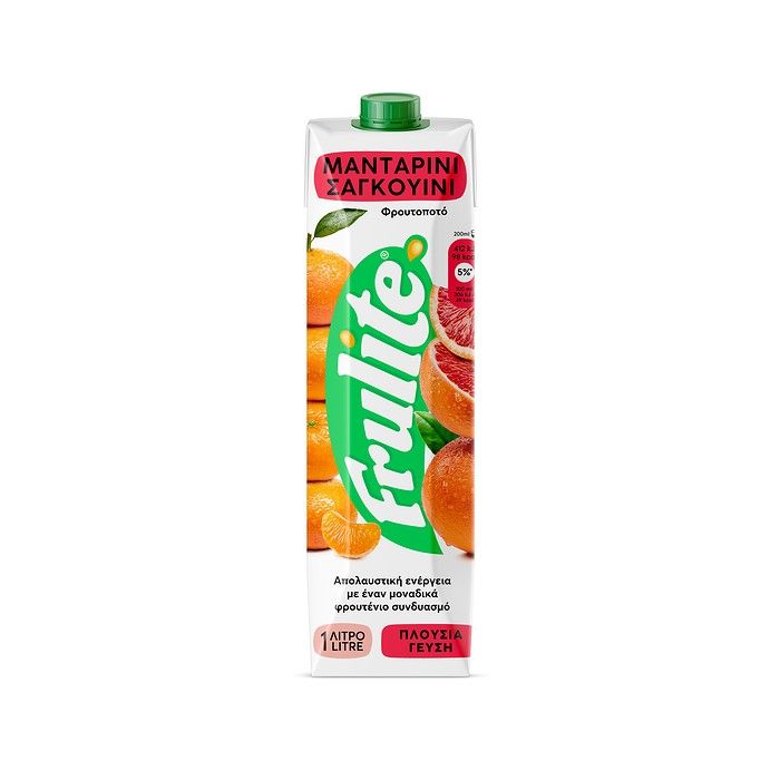 Frulite Φρουτοποτό Μανταρίνι Σαγκουίν 1L