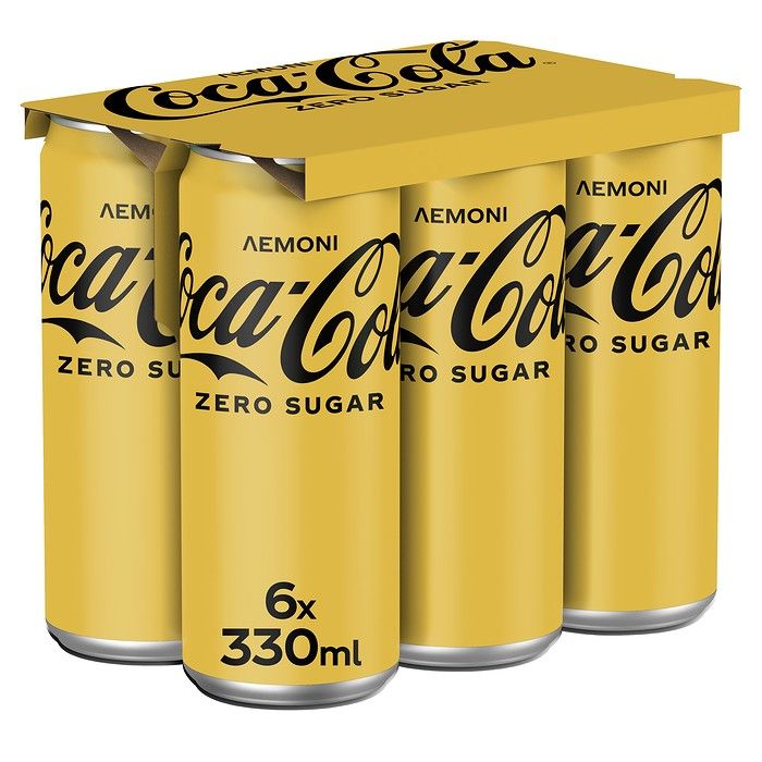 Coca-Cola Zero Λεμόνι 6 x 330ml