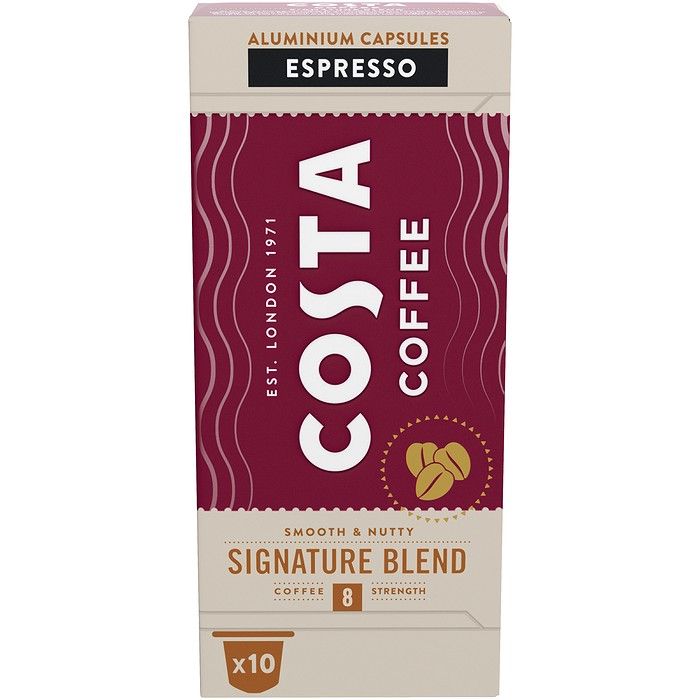 Costa Coffee Κάψουλες Signature Blend Lungo 10 x 6g