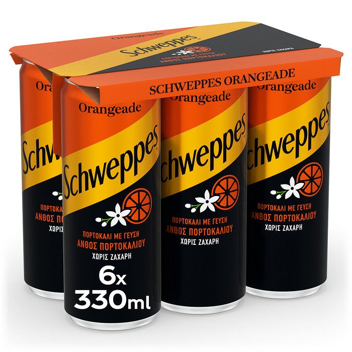 Schweppes Πορτοκαλάδα 6 x 330ml