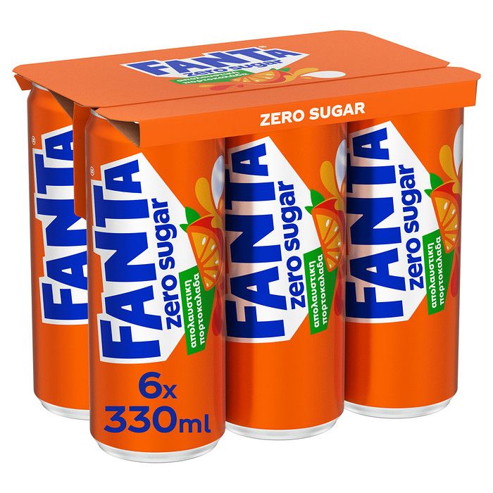 FANTA Zero Πορτοκαλάδα 6 x 330ml
