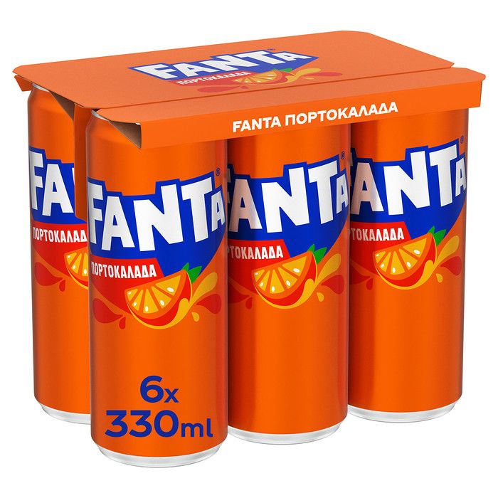 Fanta Πορτοκαλάδα 6 x 330ml