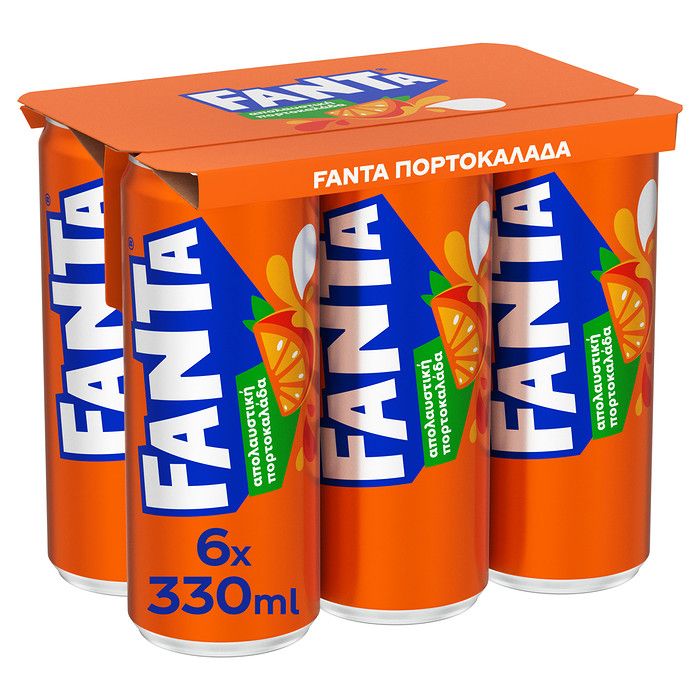 Fanta Πορτοκαλάδα 6 x 330ml
