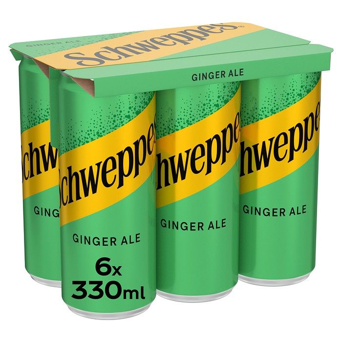 Schweppes Ginger Ale 6 x 330ml