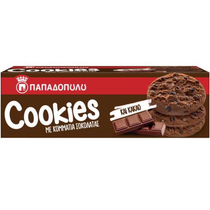 Cookies με Κακάο & Κομμάτια Σοκολάτας 180g