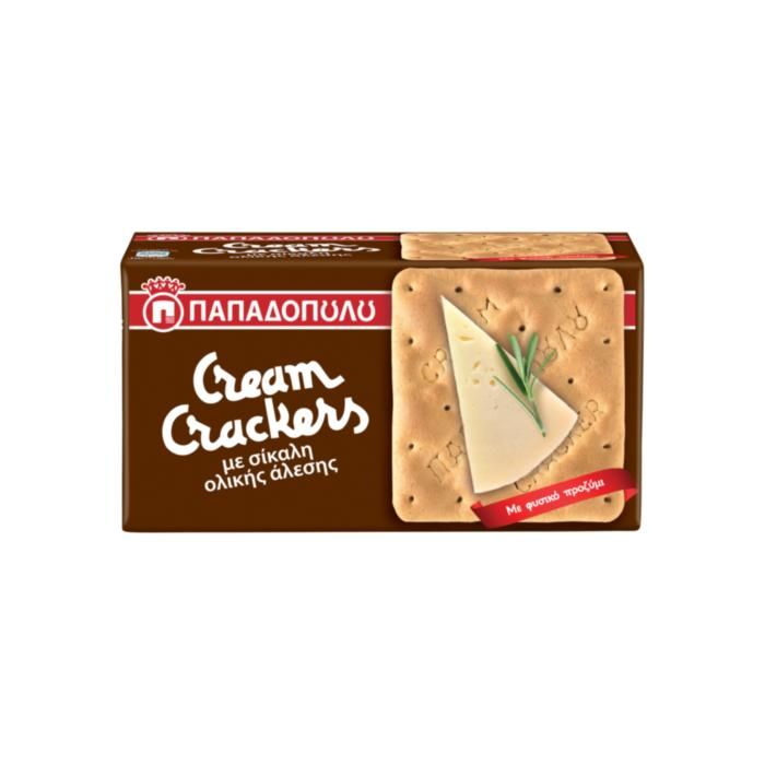 Cream Crackers με Σίκαλη Ολικής Άλεσης 175g