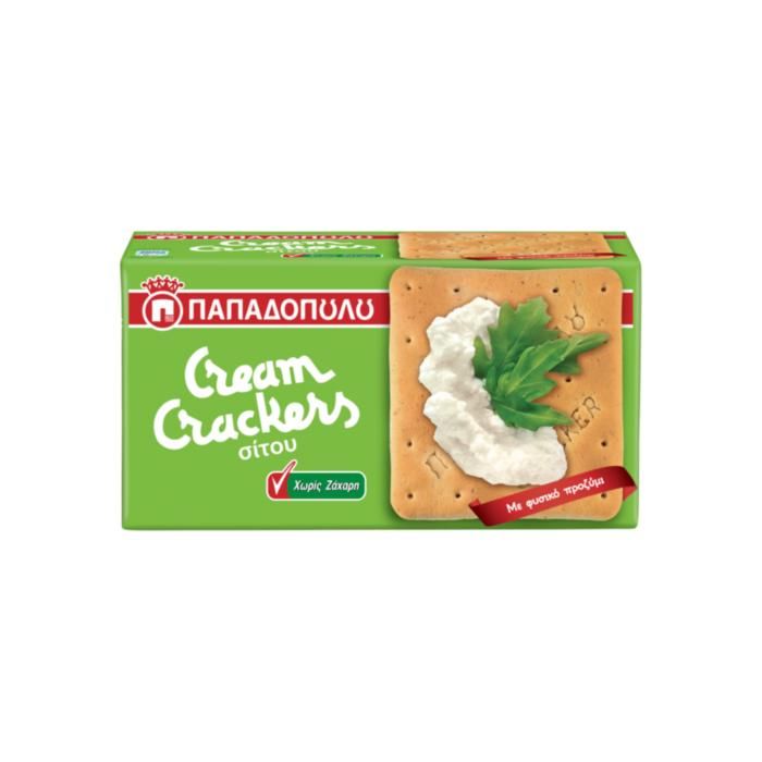 Cream Crackers Χωρίς Ζάχαρη 165g