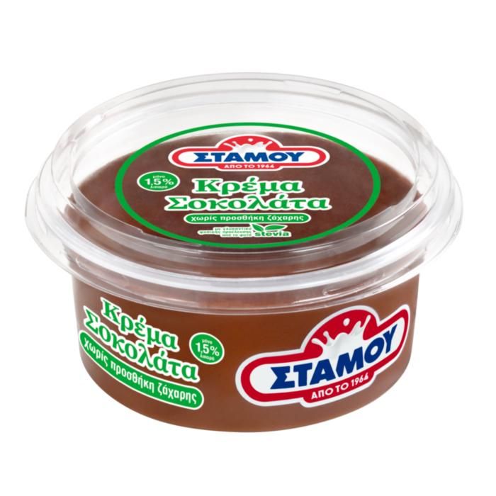 ΚΡΕΜΑ ΣΟΚΟΛΑΤΑ ΜΕ ΣΤΕΒΙΑ 180g