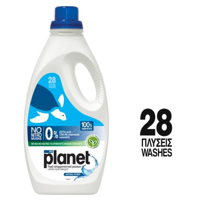 PLANET ΥΓΡΟ ΠΛΥΝΤΗΡΙΟΥ NATUR. 28Μ 1400ML