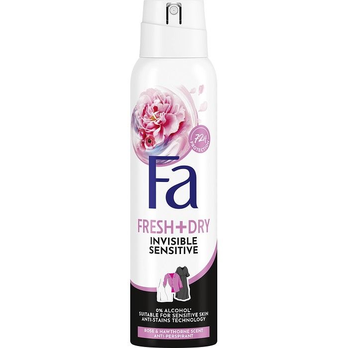 Fa Αποσμητικό Σπρέυ Invisible Sensitive 150ml