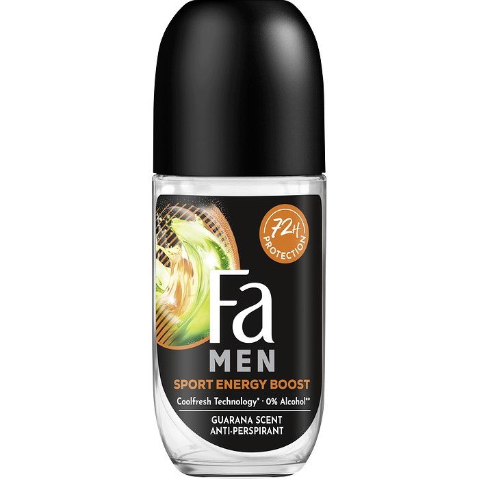 Fa Men Αντρικό Αποσμητικό Roll-on Sport Energy Boost 50ml