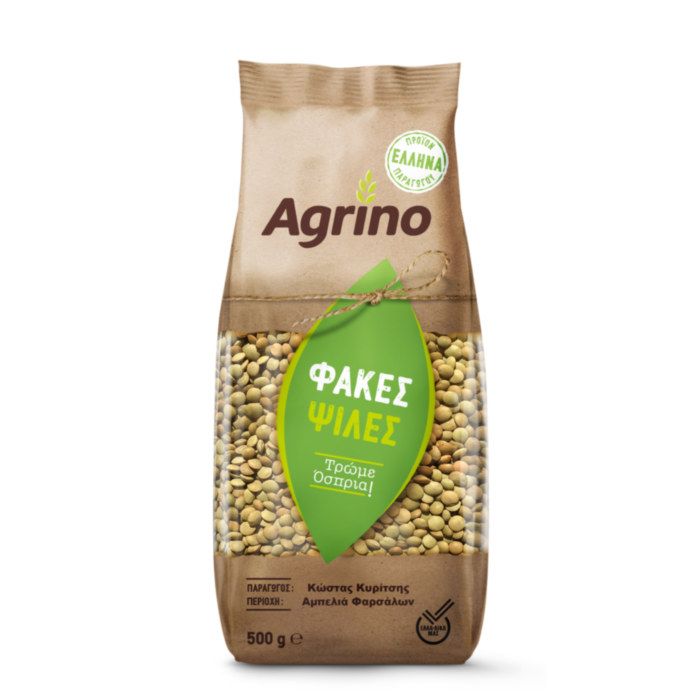 AGRINO ΦΑΚΕΣ ΨΙΛΕΣ ΟΓΠ ΕΛΛΑΔΑ 500ΓΡ.