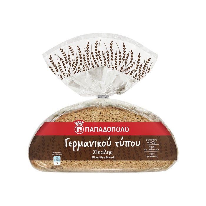 Ψωμί Γερμανικού Τύπου Σίκαλης 500g