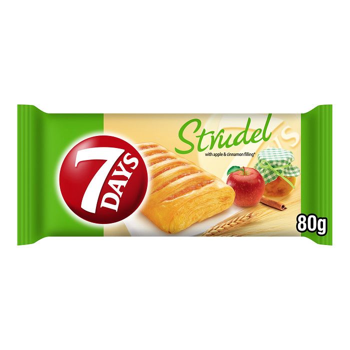 7Days Strudel Μήλο Κανέλα 80G