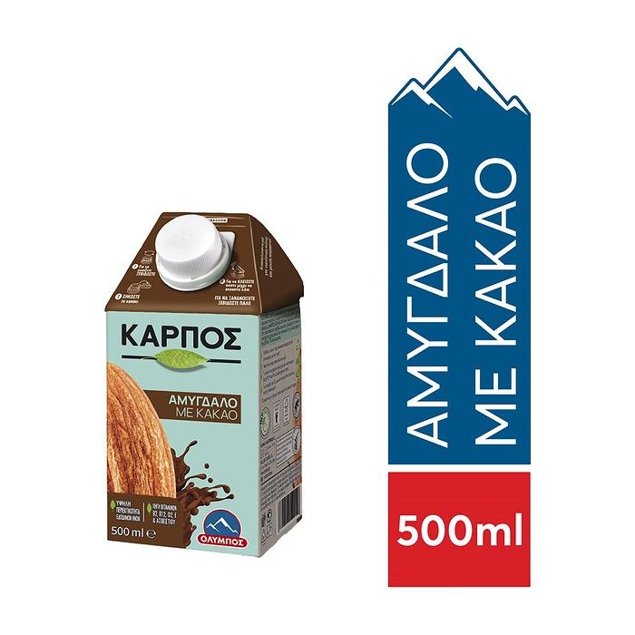ΟΛΥΜΠΟΣ ΦΥΤΙΚΟ ΡΟΦΗΜΑ ΚΑΡΠΟΣ ΑΜΥΓΔΑΛΟ ΜΕ ΚΑΚΑΟ 500ml