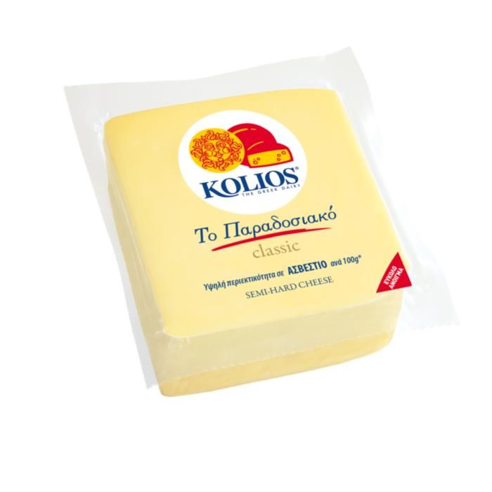 Παραδοσιακό ημίσκληρο τυρί Κολιός 370g