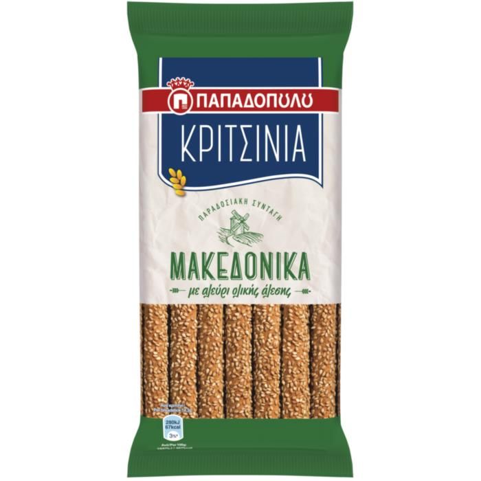 Κριτσίνια Μακεδονικά Ολικής Άλεσης 200g