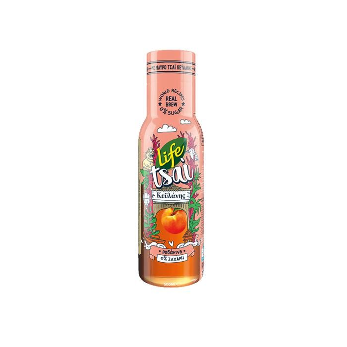 LIFE ΤΣΑΙ  CEYLON ICE TEA ΡΟΔΑΚΙΝΟ 500ML